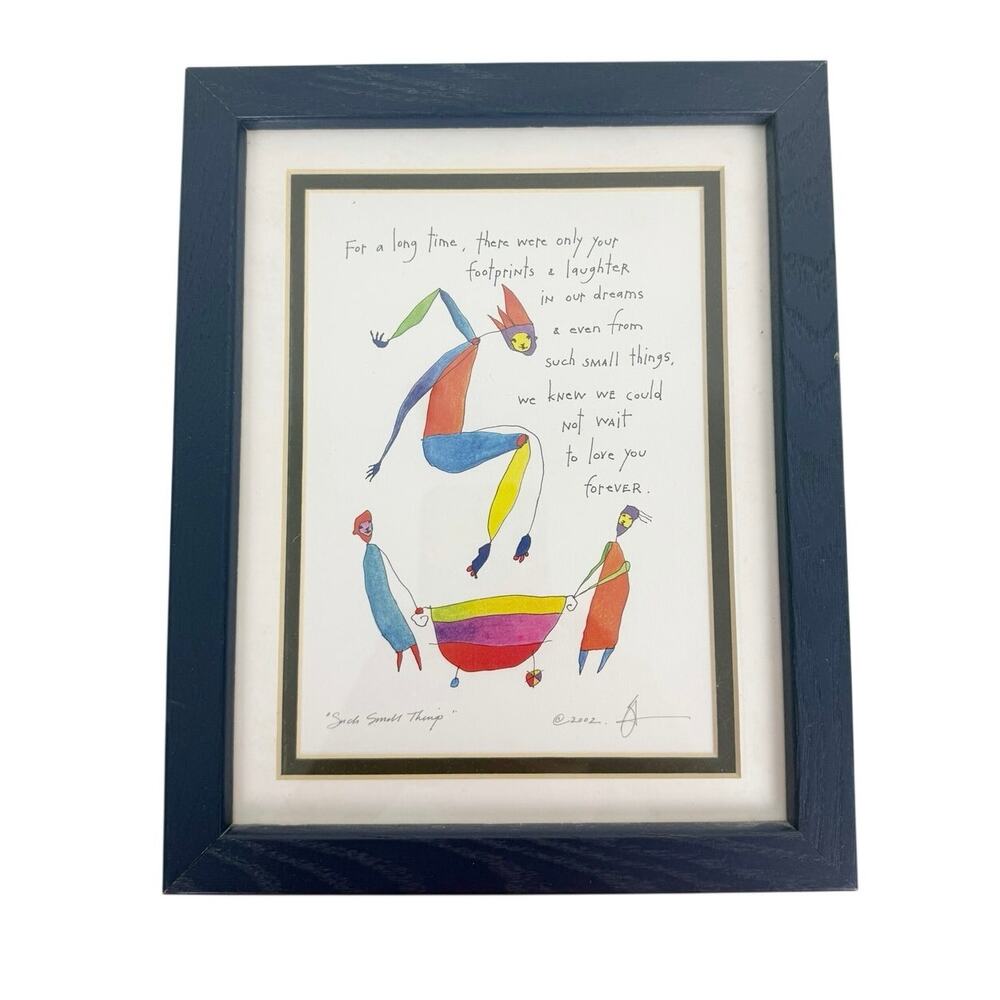 Story People Such Small Things Child Framed Art Print Brian Andreas Baby Gift